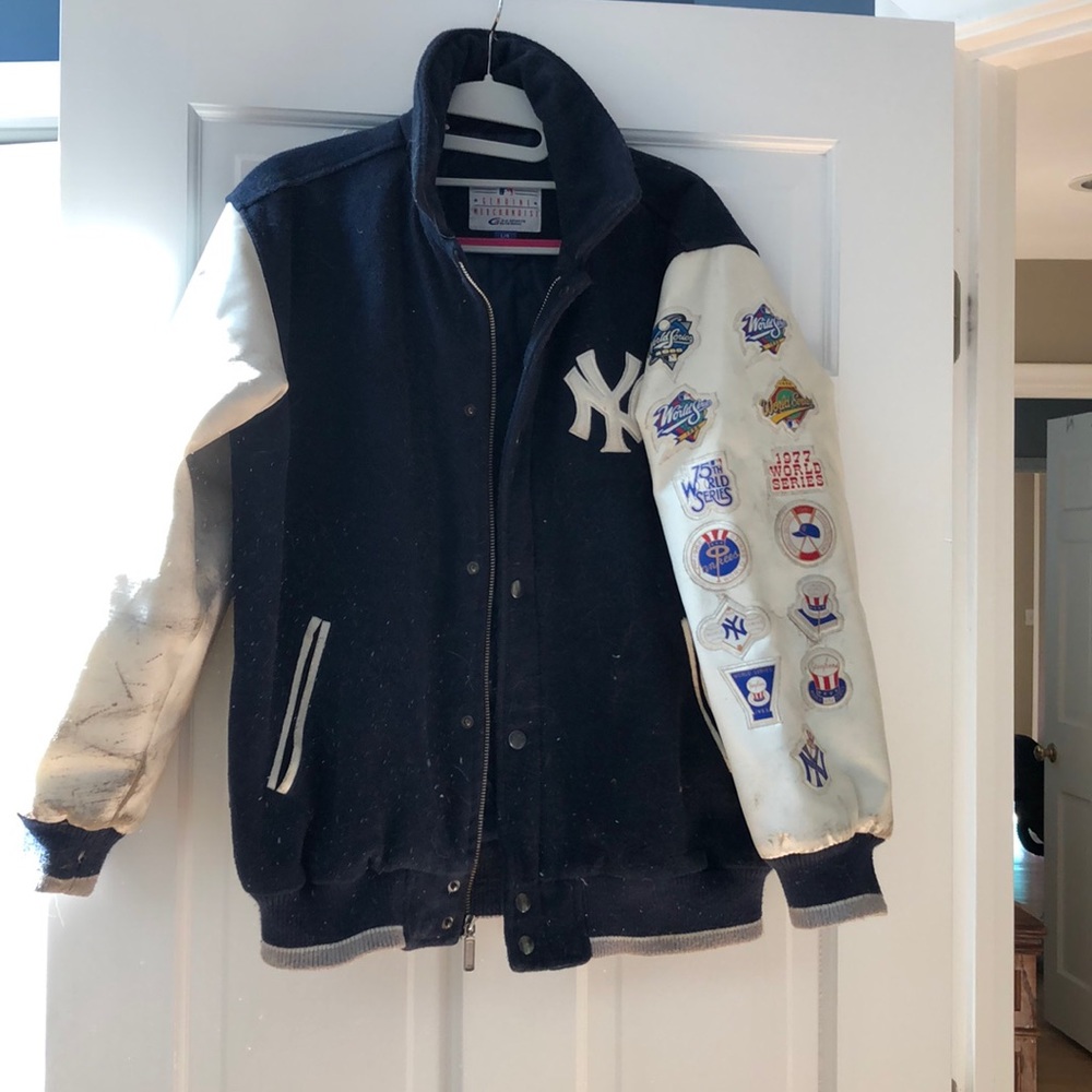 Wool New York Yankees letterman jacket